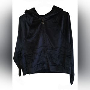 Velour full zip hoodie victoria's secret
